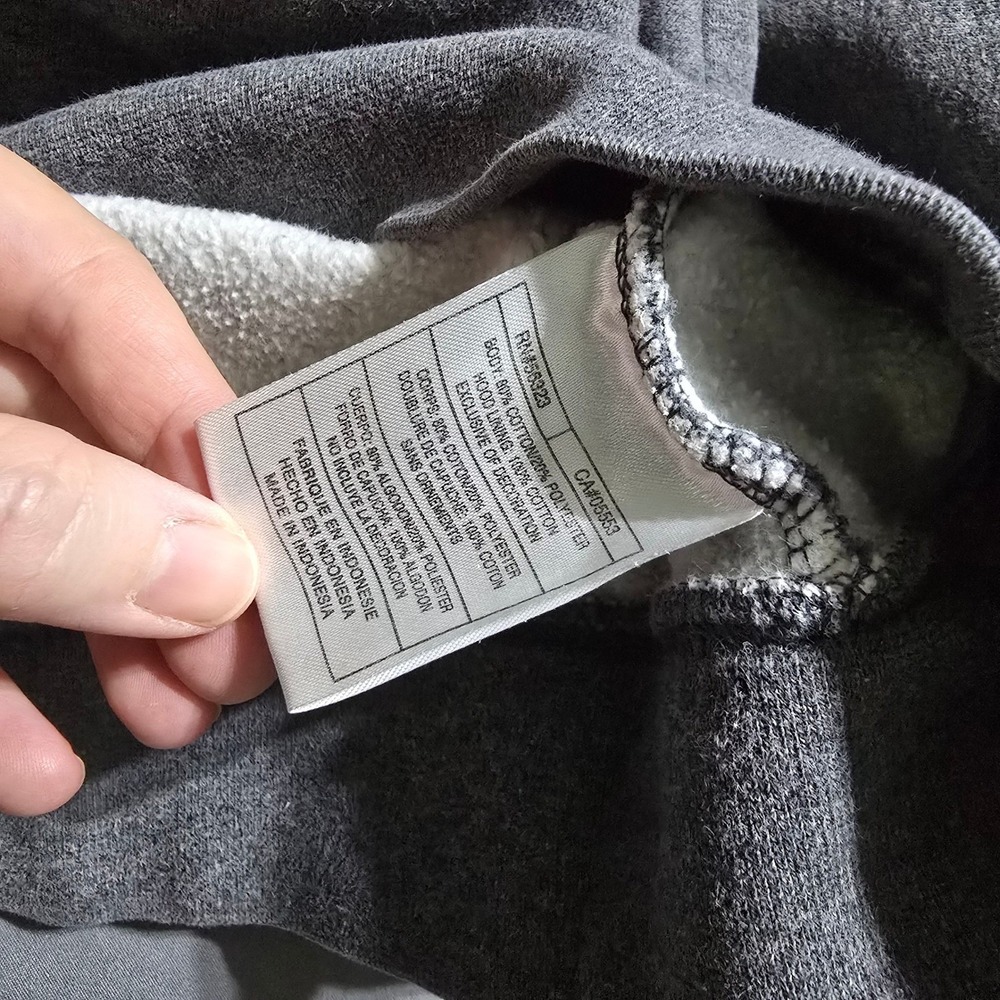 Nike Full Zip Hoodie Mens  XL Gray Team Nike Graphic Fleece Sweatshirt‎ - Picture 6 of 8